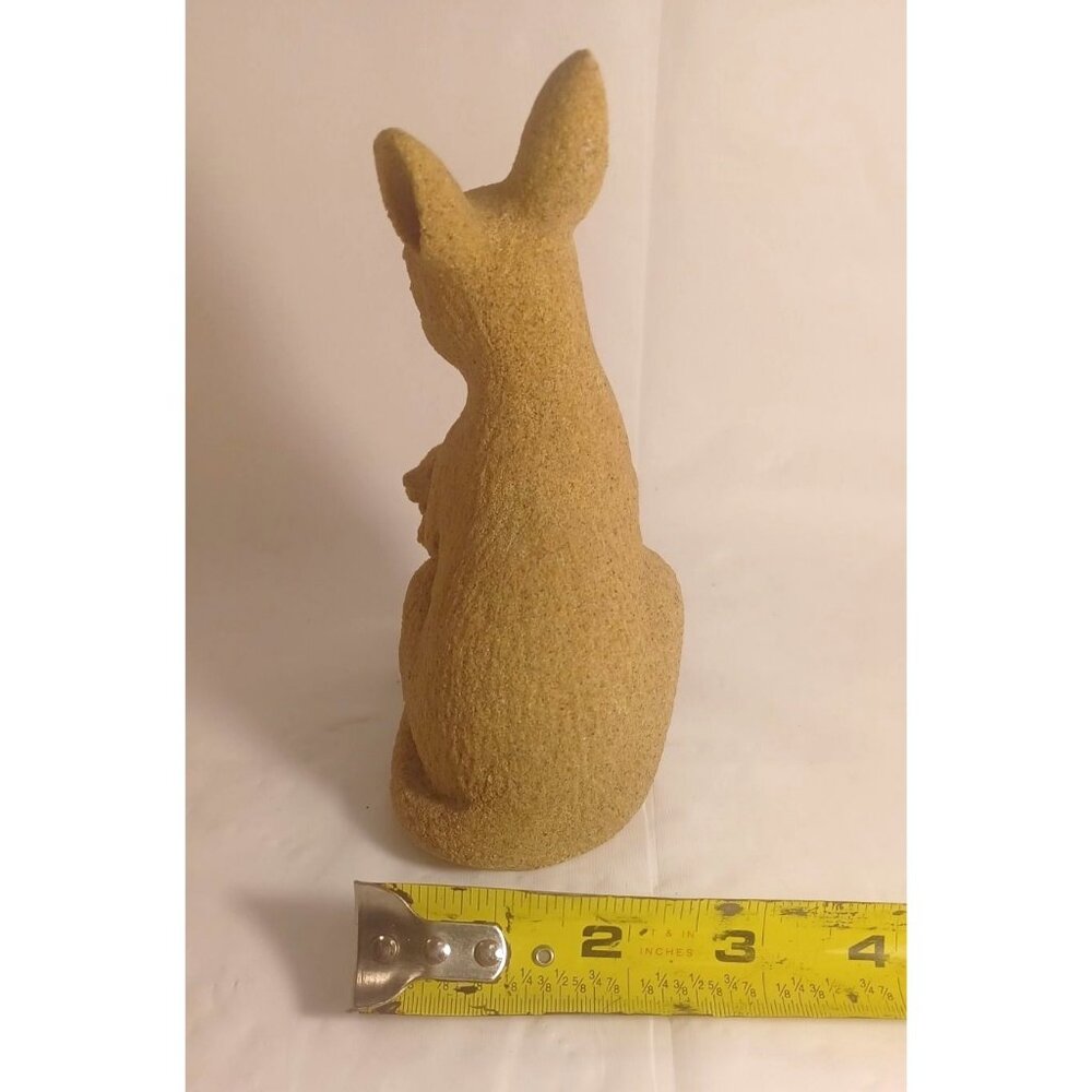 Rare Vintage Kangaroo & Joey Sandstone Figurine Sculpture Handmade in Australia - Picture 5 of 9